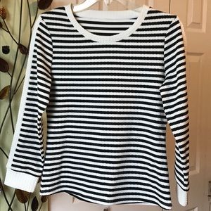Black & White Striped Sweater